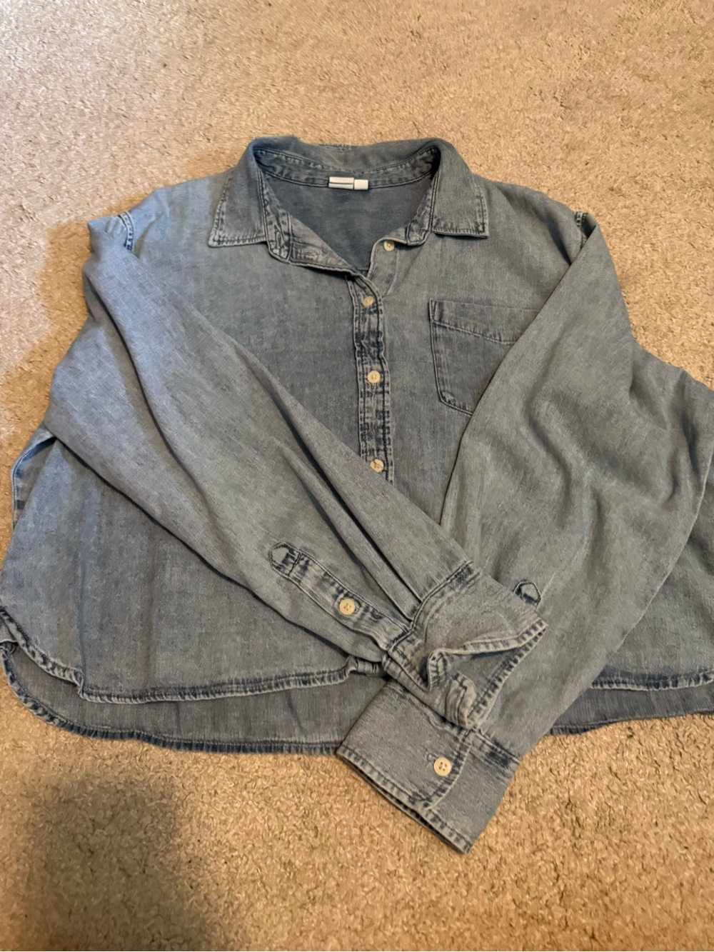 GAP Light Blue Denim Shirt Jacket